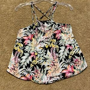 Women’s Tropical Crop top - Size Small